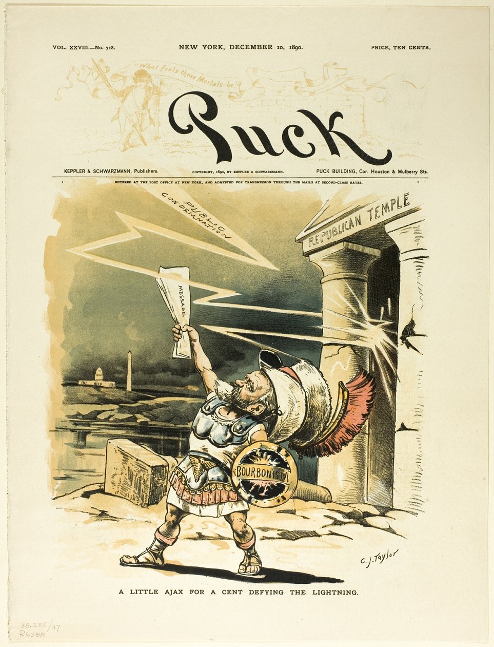 Um pouco de Ajax por um cêntimo Desafiando o relâmpago, de Puck de C. Jay Taylor