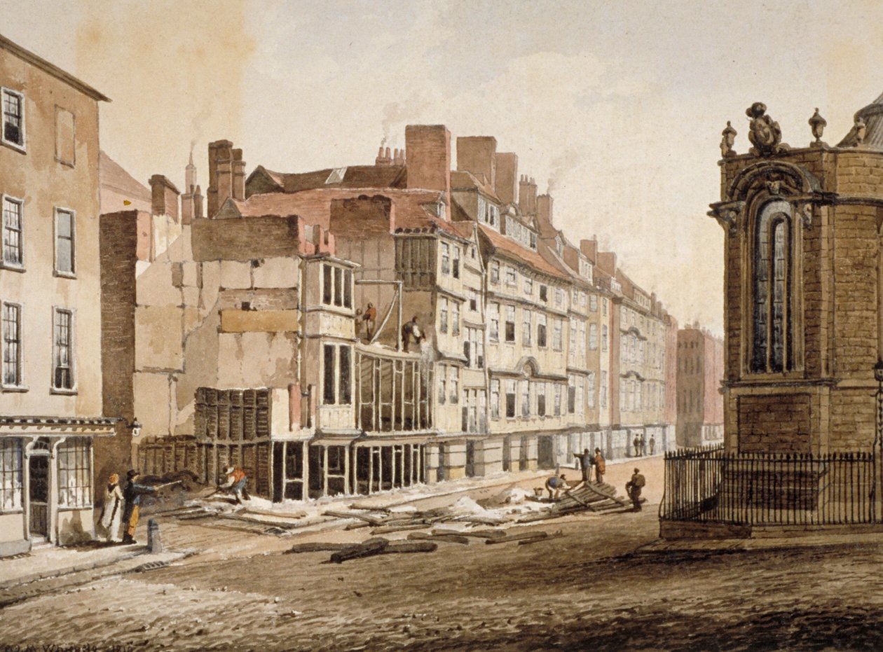 Strand, Westminster, Londres, 1810 de C John M Whichelo