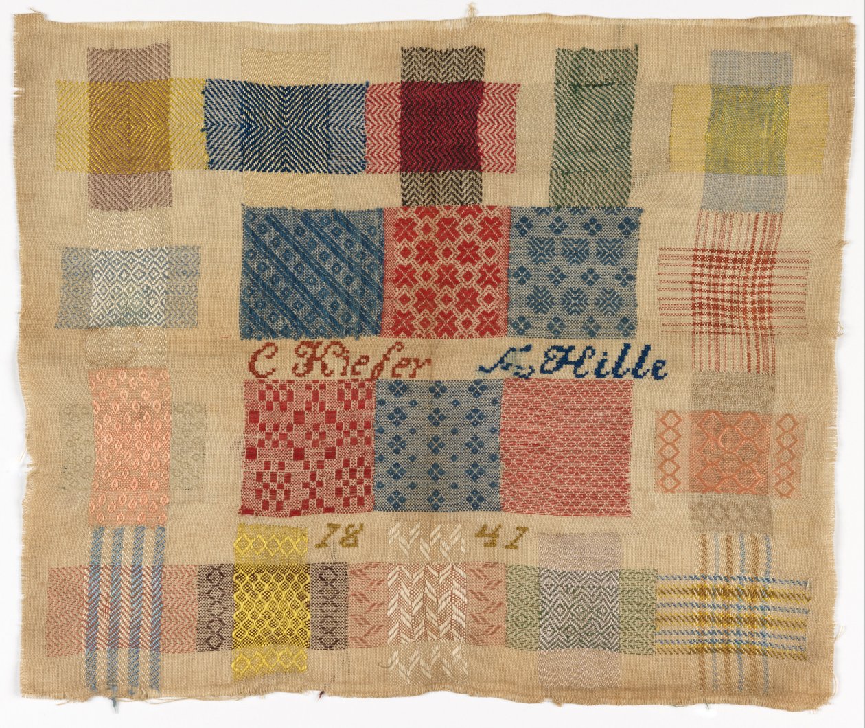 Darning sampler de C. Keiber