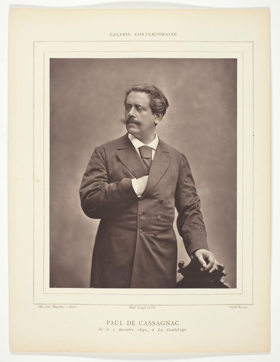 Paul de Cassagnac (escritor e jornalista político francês, 1842-1904) de C. Klary