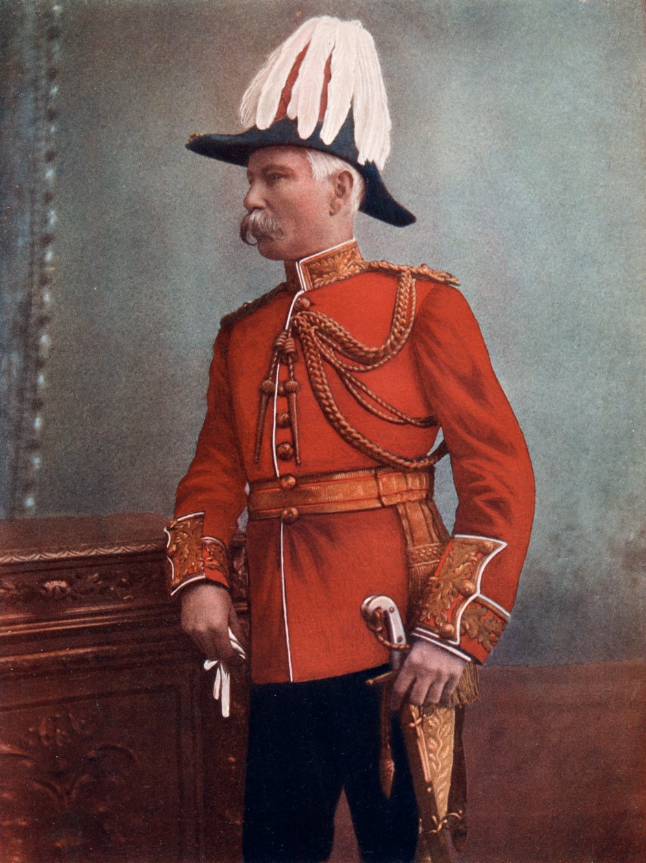 Major-General GH Marshall, Comandante da Artilharia Real, Força de Campo da África do Sul, 1902. de C Knight