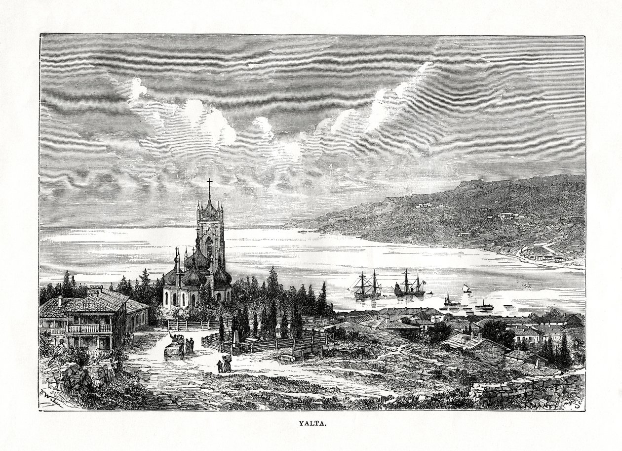 Yalta, sul da Ucrânia, 1879. de C. Laplante
