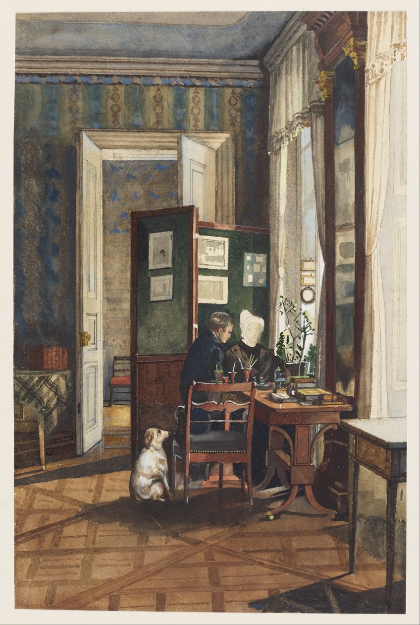 Uma sala no Palácio Reuss, Dresden de C. M. Fredro