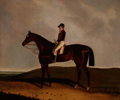 Um Cavalo de Corrida da Baía de C. Markham