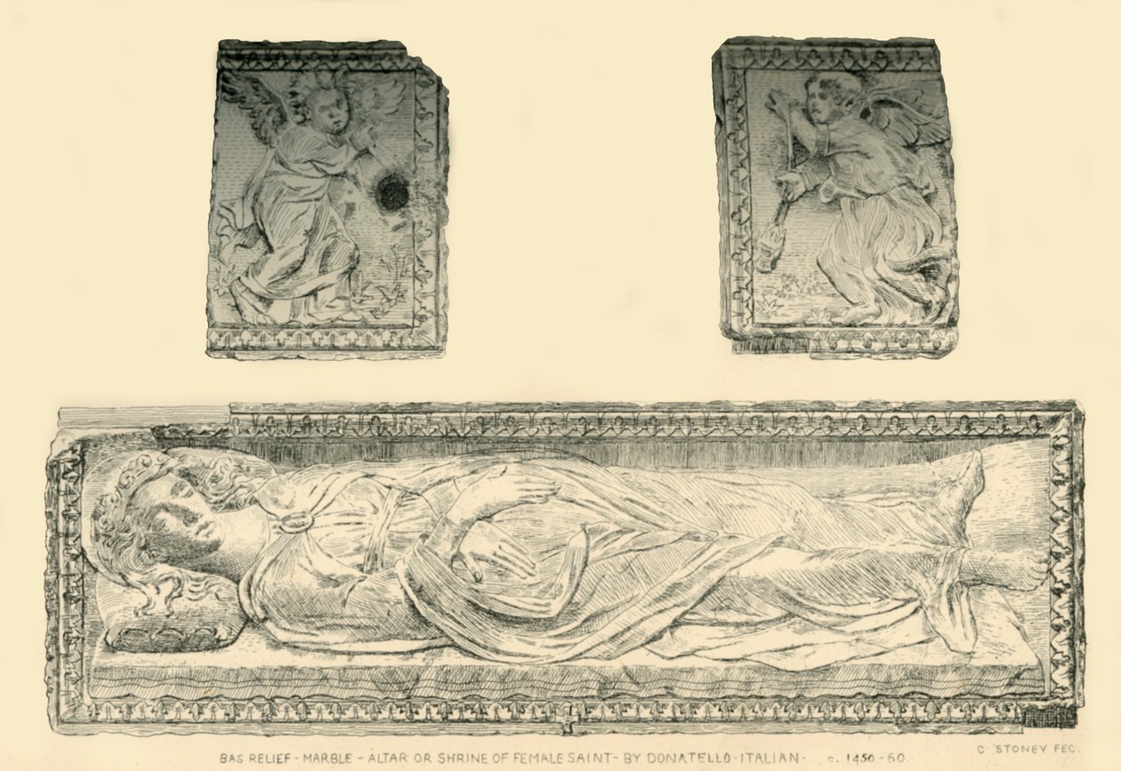 Sarcófago de Santa Giustina, c1476, de C Stoney
