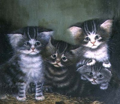 Quatro gatinhos de C. Wilson
