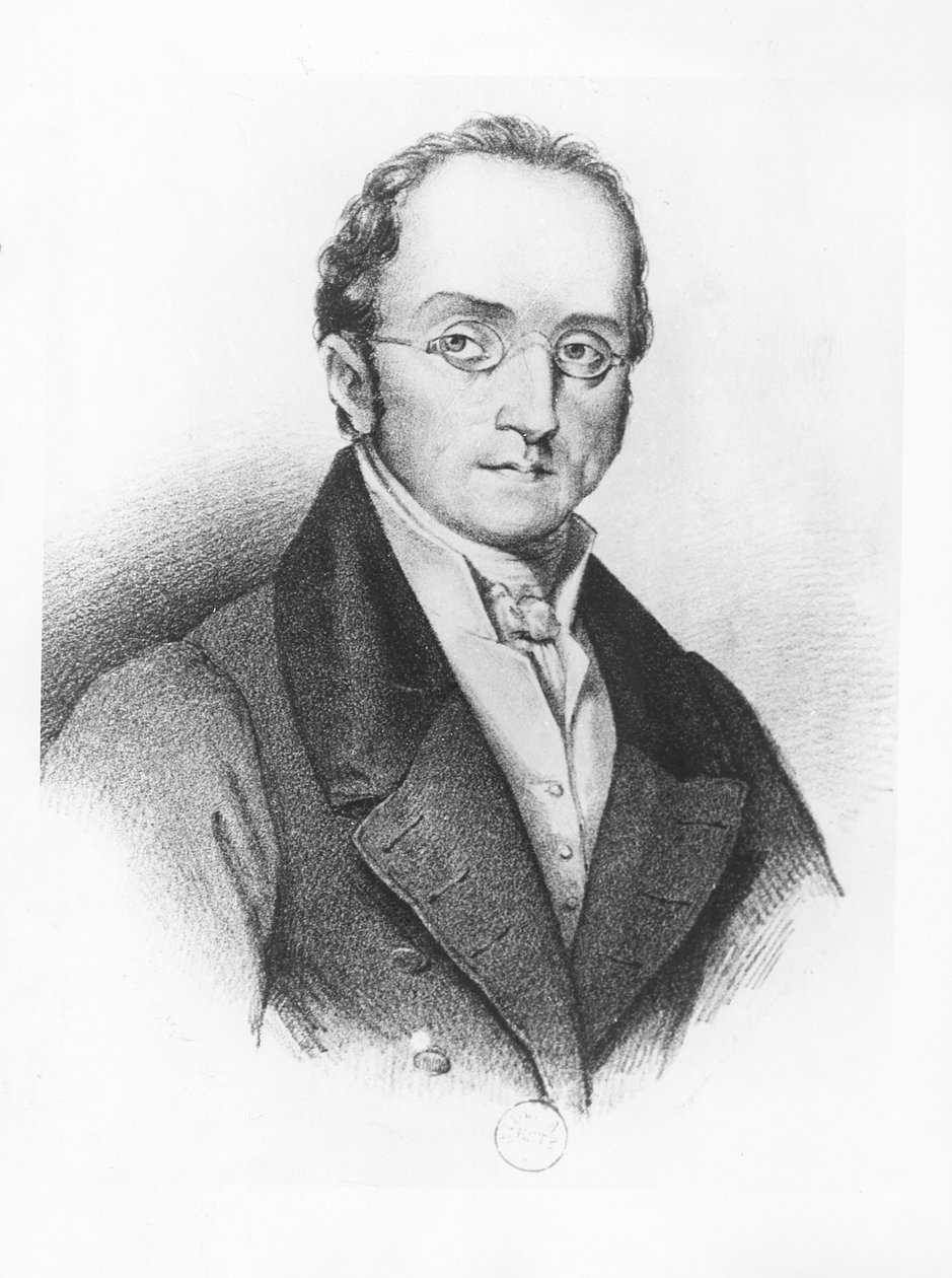 Retrato de Silvio Pellico de Cacille Brand