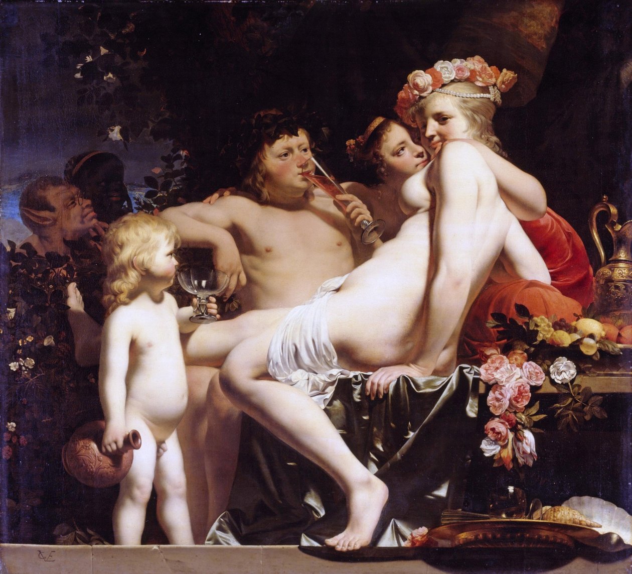 Alemão: Bacchus and Ariadne on Naxos Bacchus and Ariadne de Caesar van Everdingen