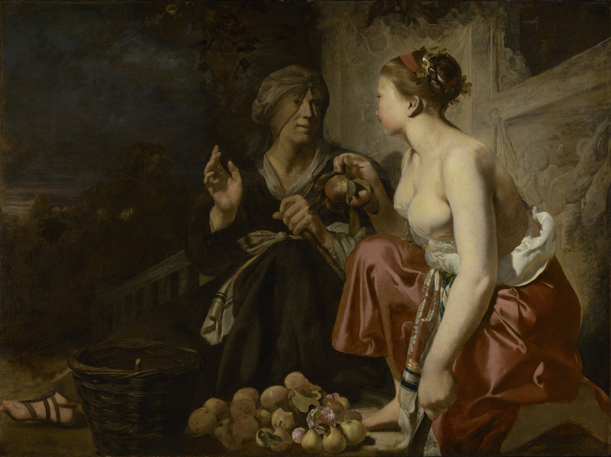 Vertumnus e Pomona de Caesar van Everdingen