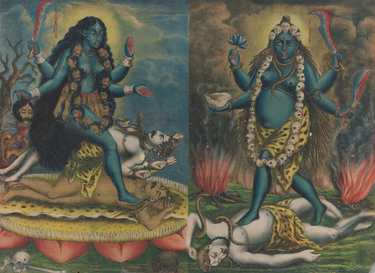 Kali Tara, ca. 1885-90. de Calcutta Art Studio