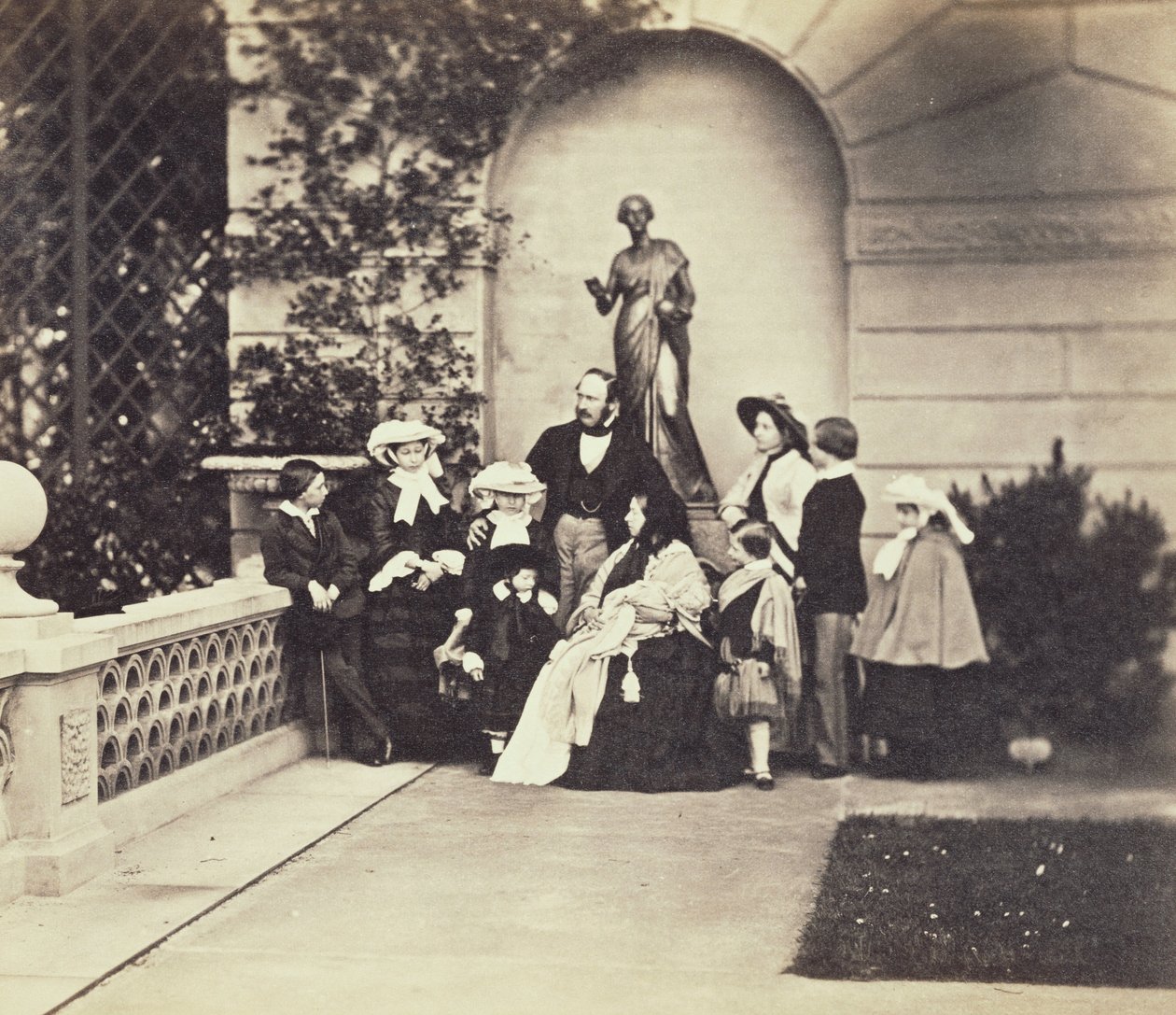 A Família Real, Osborne 1857 de Caldesi and Montecchi