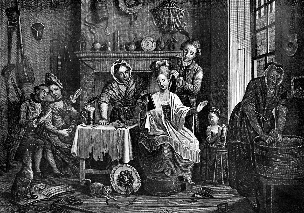 Alta vida abaixo das escadas, 1772 de Caldwell