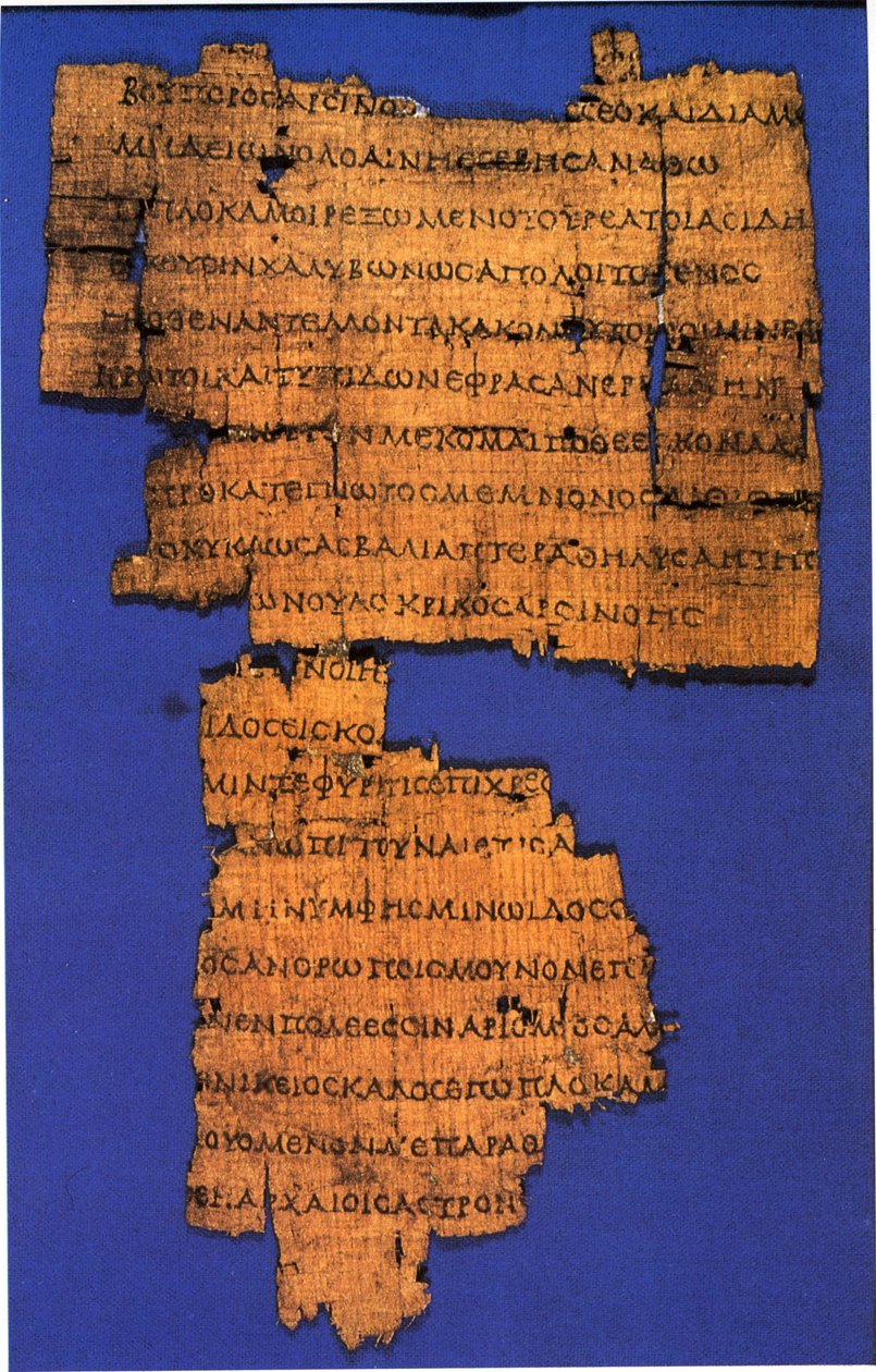 Callimachus, Coma Berenices, papiro de Callimachus