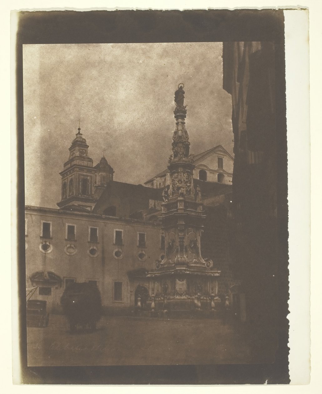 Celebrado Obelisco, Nápoles, 1846. de Calvert Jones