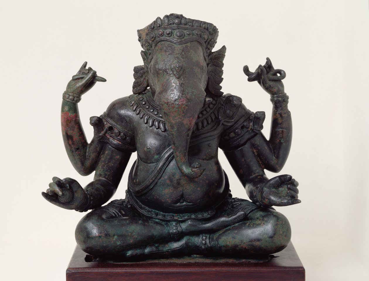 Ganesh, final do século XII a início do século XIII, Angkor (bronze) de Cambodian School