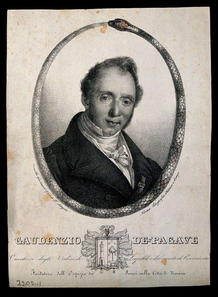 Gaudenzio de Pagave. Litografia de C. Gandolfi. de Camilla Guiscardi