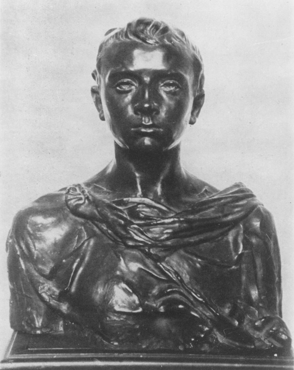 Busto de Paul Claudel como adolescente (bronze) de Camille Claudel