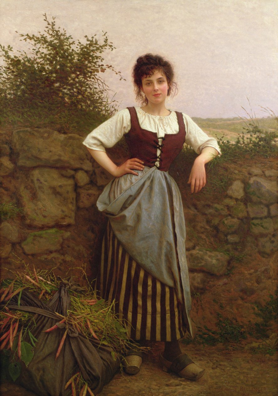 Um descanso pelo caminho, c.1910 de Camille Felix Bellanger