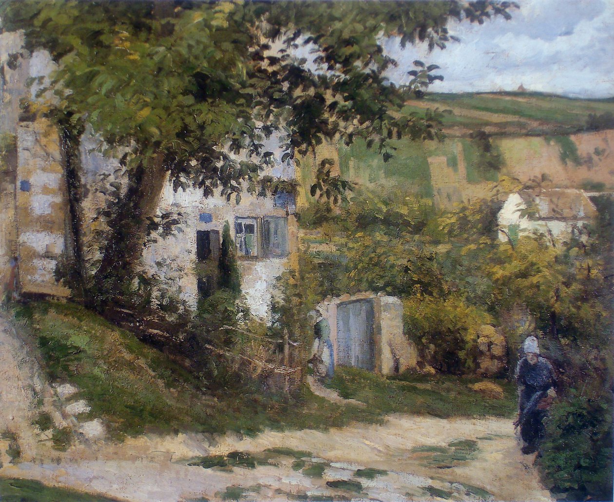 Caminho, hermitage de Camille Jacob Pissarro