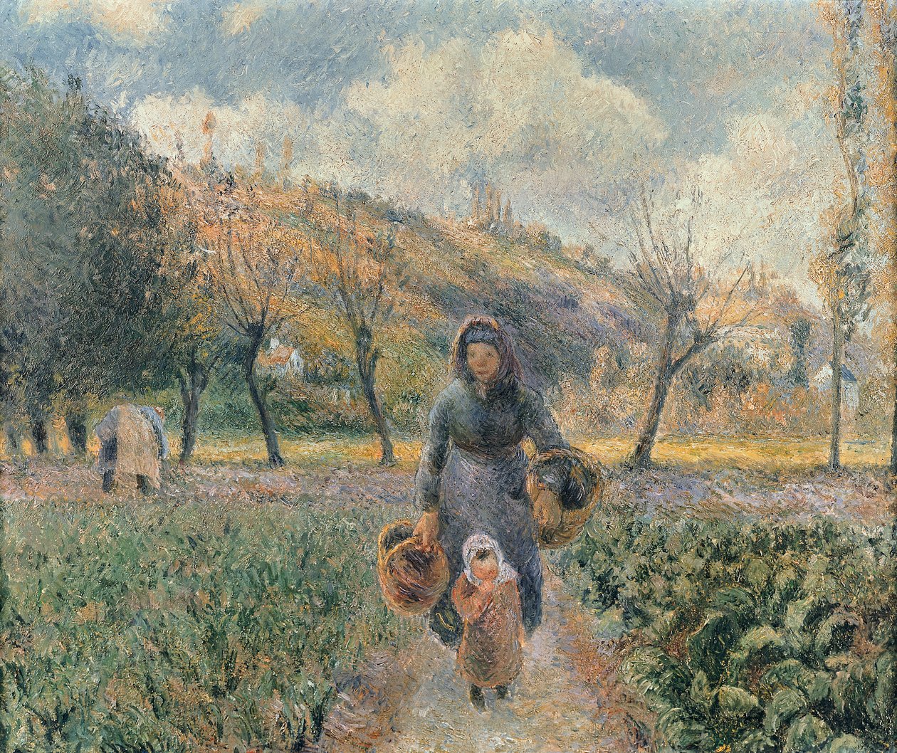 No Jardim de Camille Jacob Pissarro