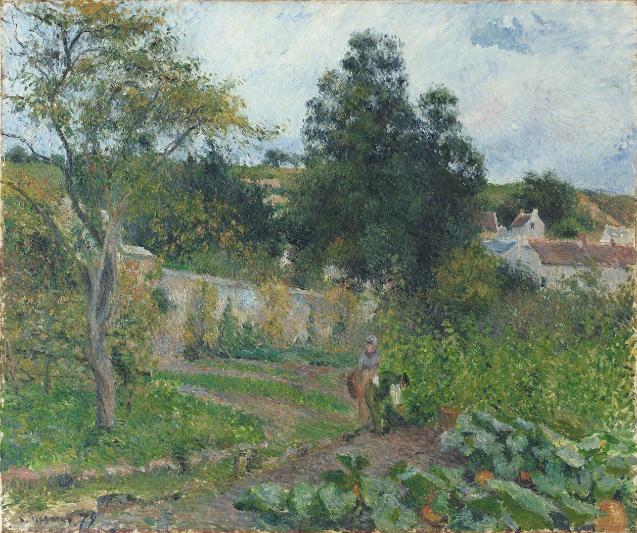 Horta no Hermitage de Camille Jacob Pissarro