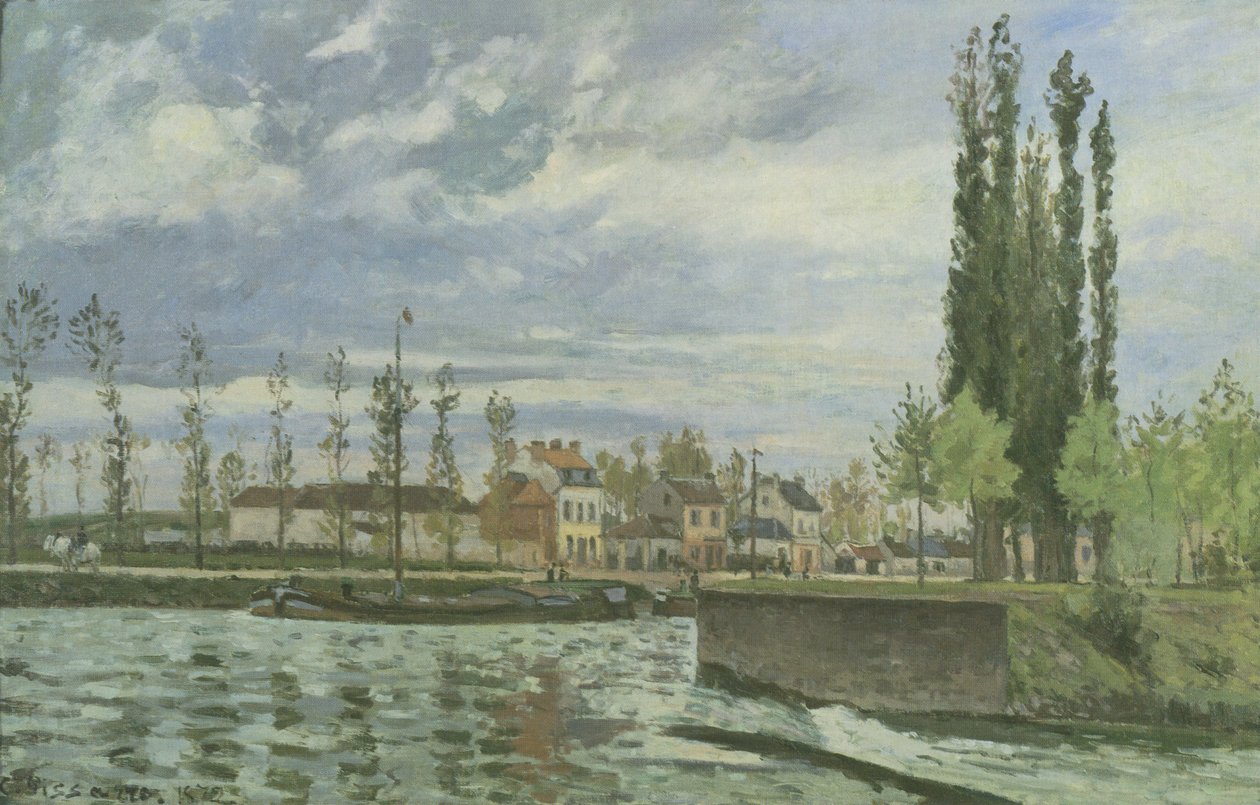 O bloqueio no Pontoise de Camille Jacob Pissarro