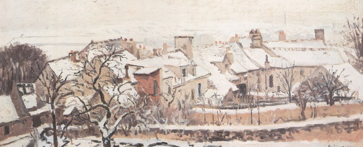 LHiver de Camille Jacob Pissarro