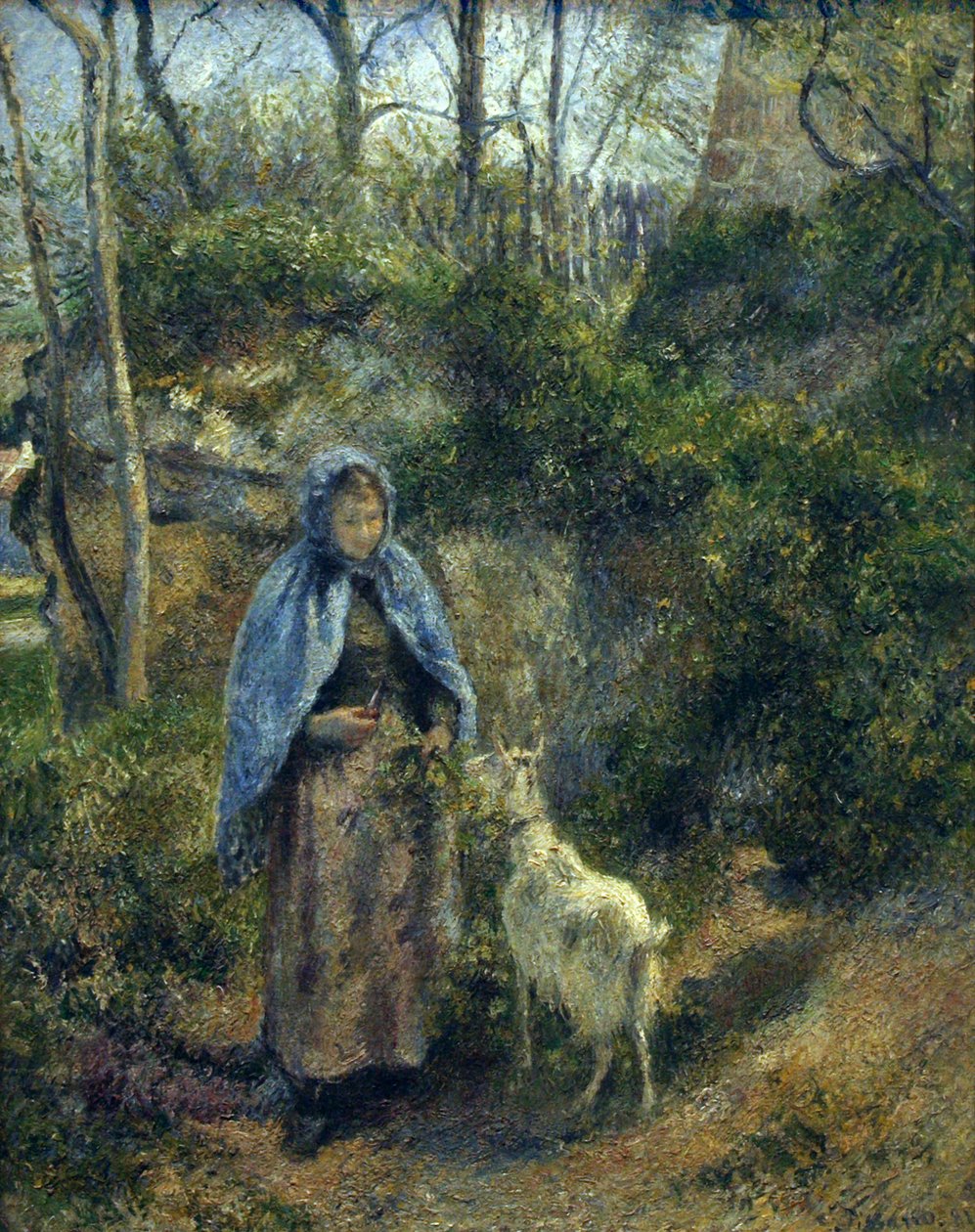 O pastor de cabra de Camille Jacob Pissarro