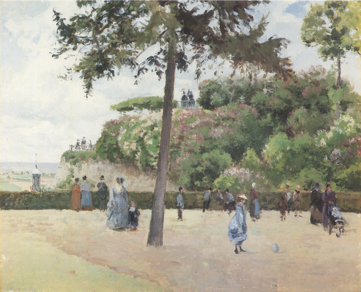 O Jardim da Cidade, Pontoise de Camille Jacob Pissarro