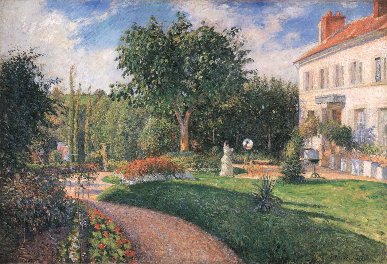 O jardim de Mathurins, Pontoise de Camille Jacob Pissarro