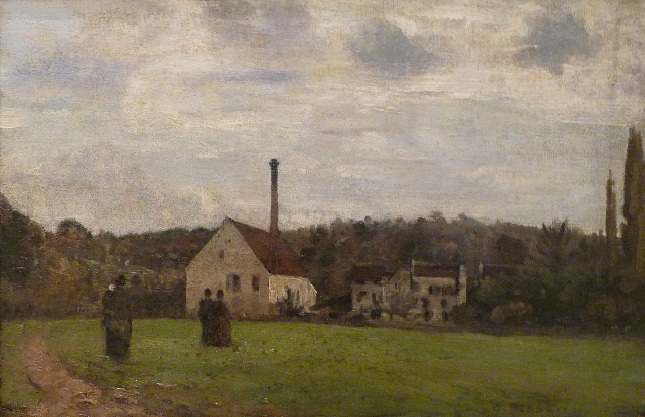 A pequena fábrica de Camille Jacob Pissarro
