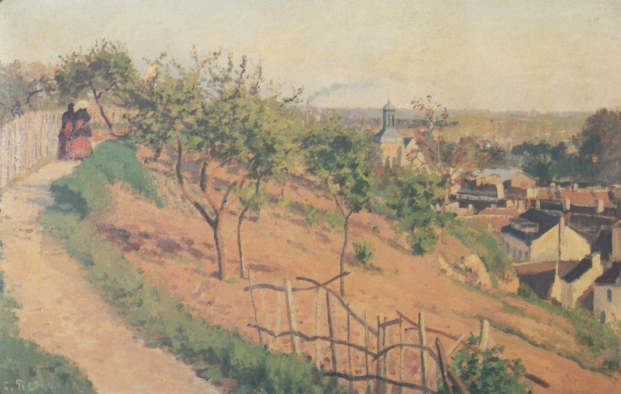 O senso de justiça, Pontoise de Camille Jacob Pissarro