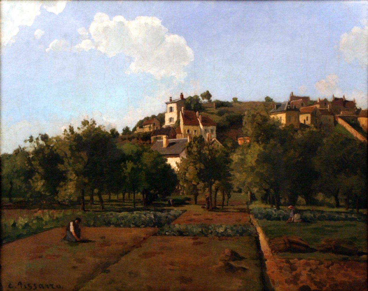O Gardin de Mauboisson, Pontoise de Camille Jacob Pissarro