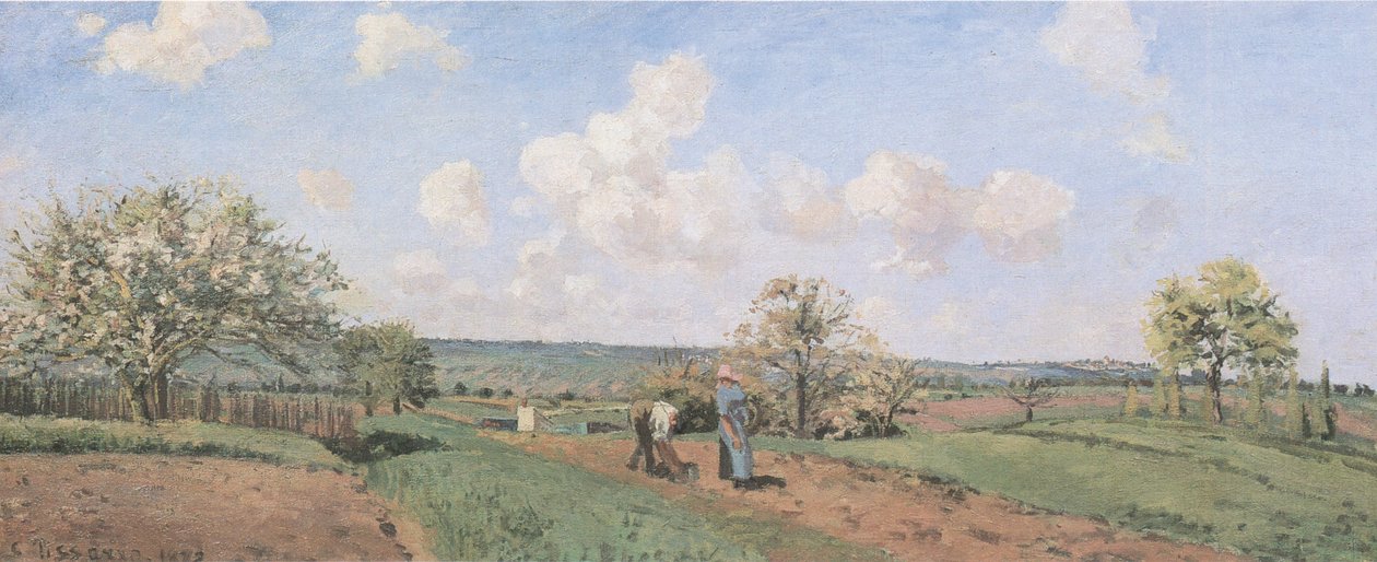Primavera de Camille Jacob Pissarro