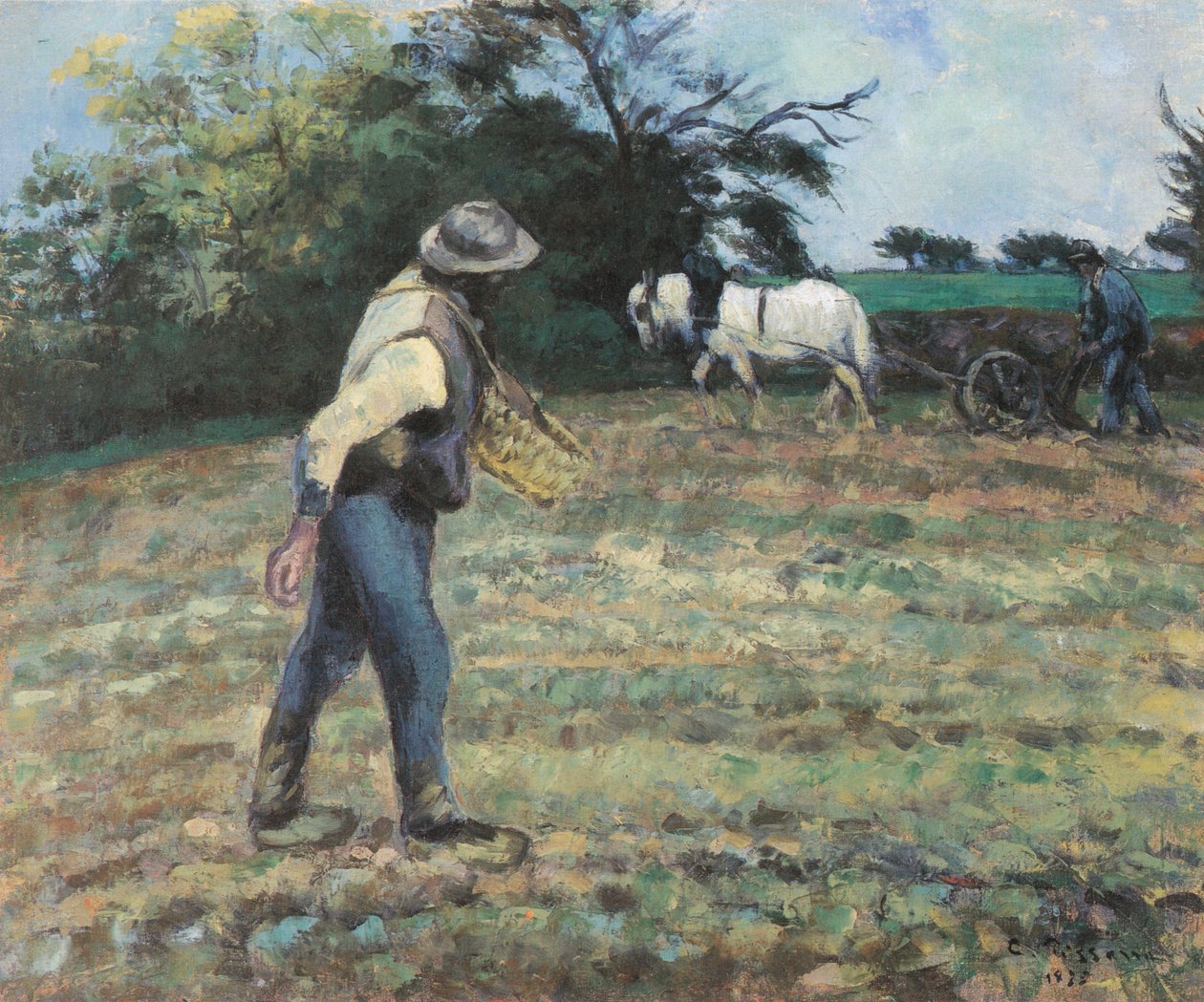 Le Semeur, Montfoucault de Camille Jacob Pissarro