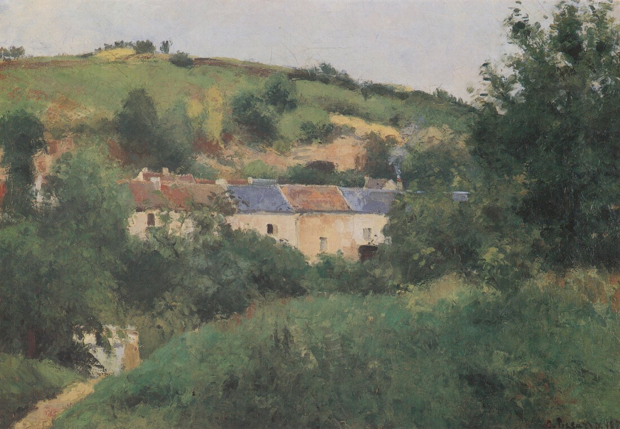 The Village Trail de Camille Jacob Pissarro