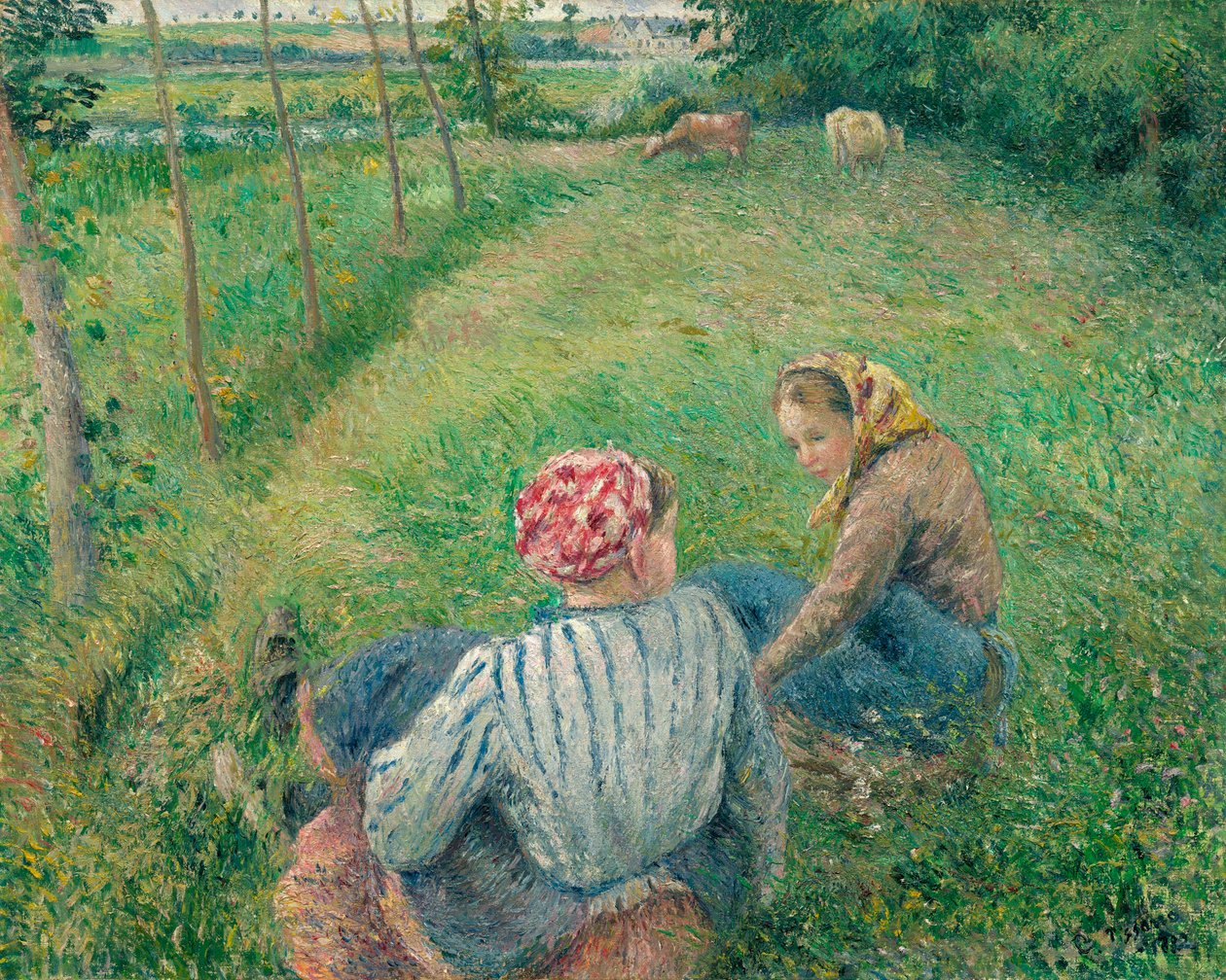 Meninas do camponês de Camille Jacob Pissarro