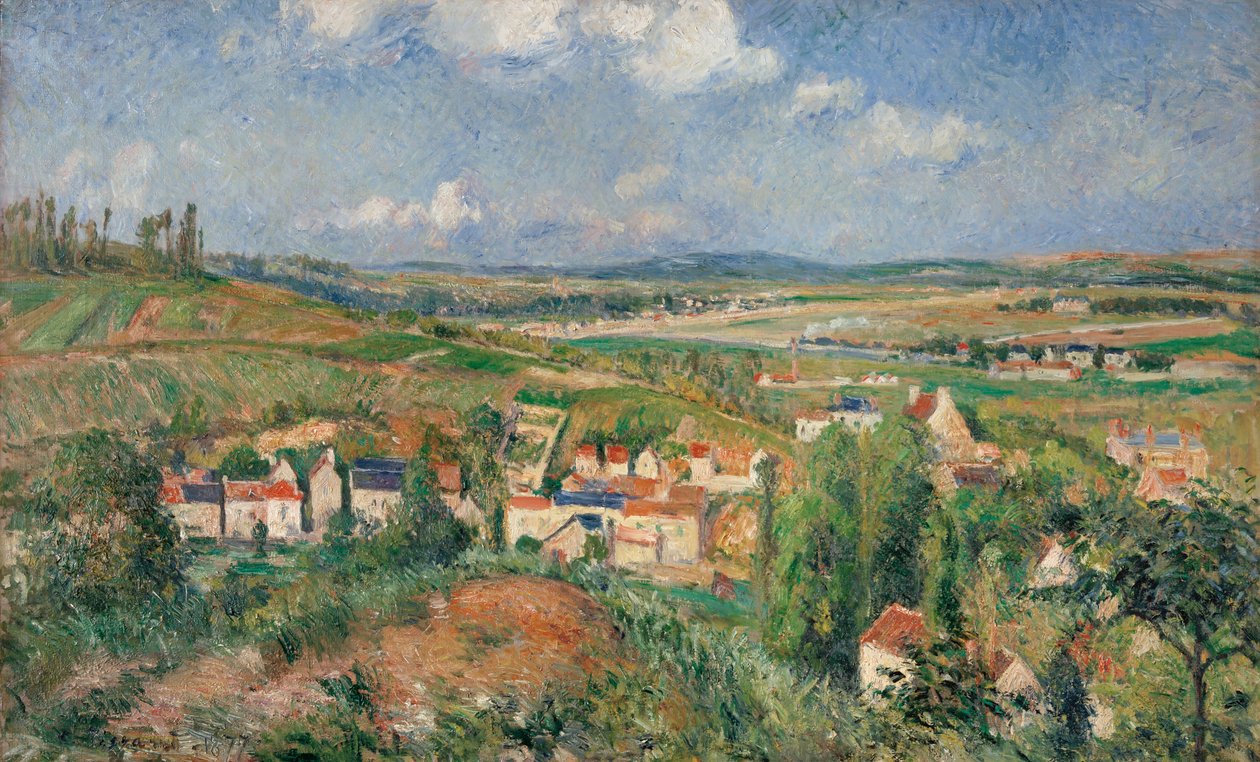 Lhermitage no verão, Pontoise de Camille Jacob Pissarro
