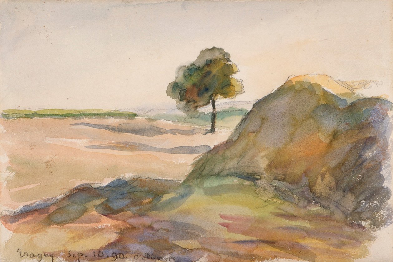 paisagem de Camille Jacob Pissarro