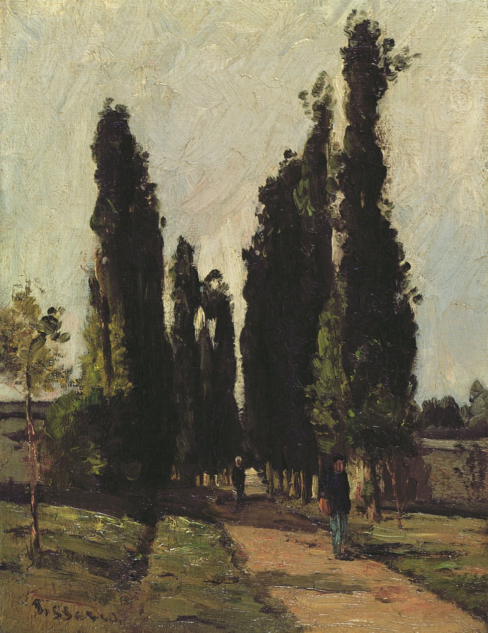 Caminho para o estúdio de Corot de Camille Jacob Pissarro
