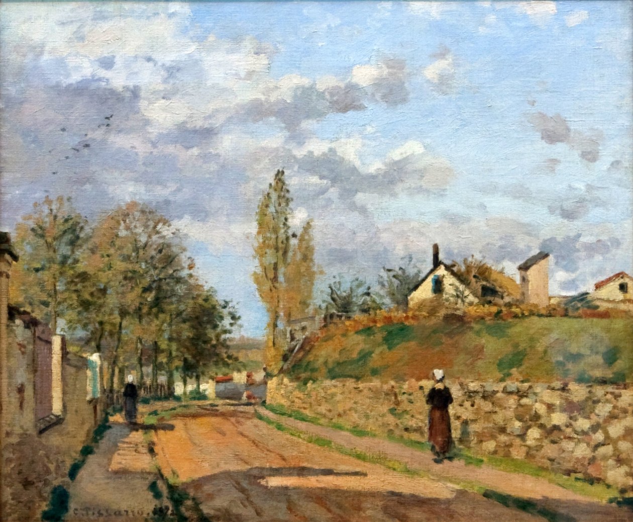 Rue de Beaujour, Pontoise de Camille Jacob Pissarro