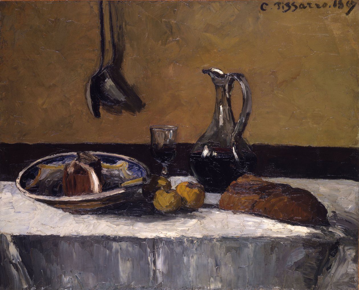 Ainda vida de Camille Jacob Pissarro