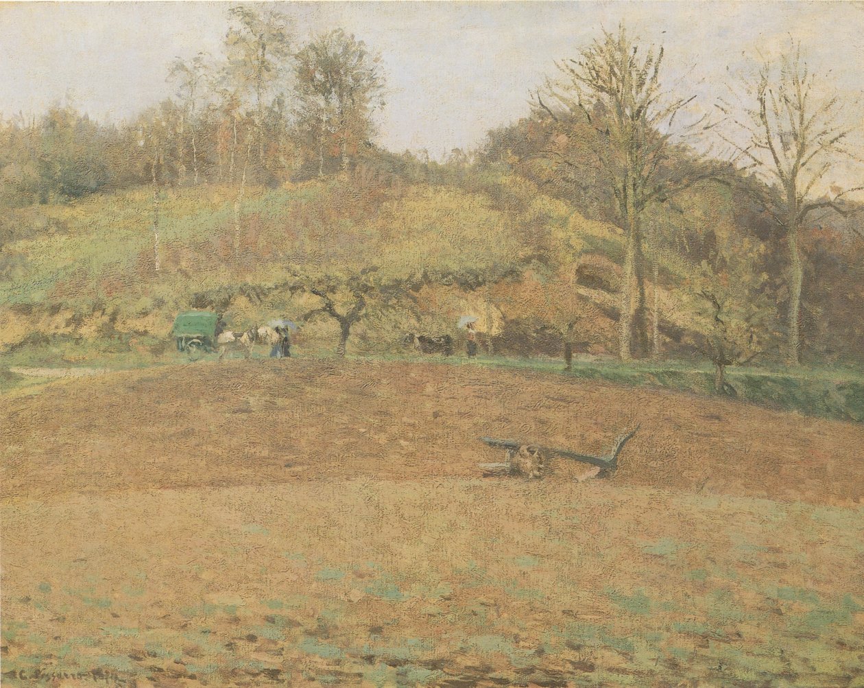 Terra arada de Camille Jacob Pissarro