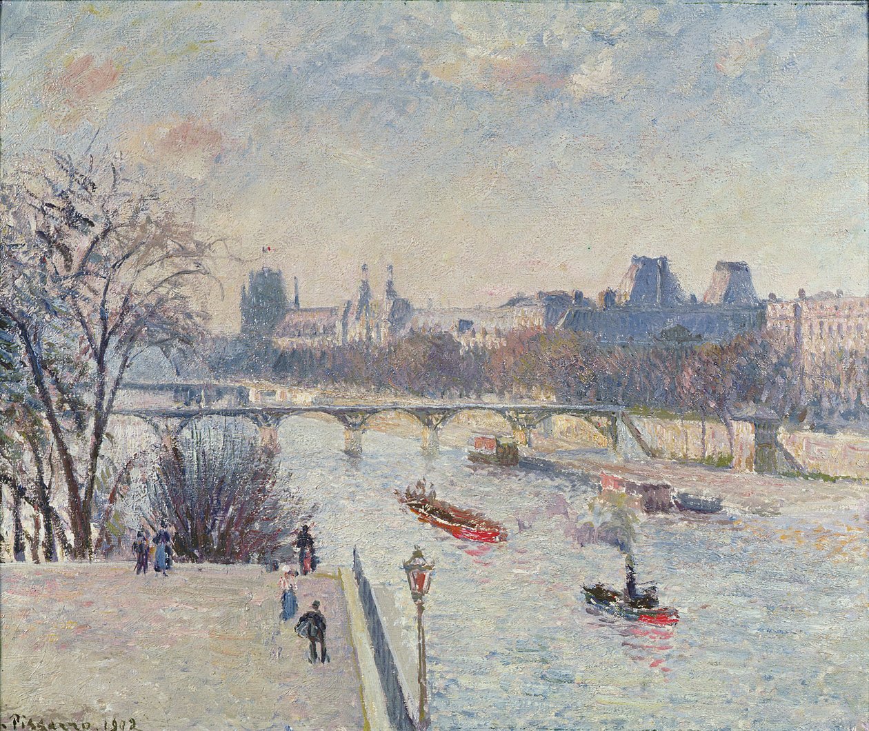 O Louvre, 1902 de Camille Jacob Pissarro
