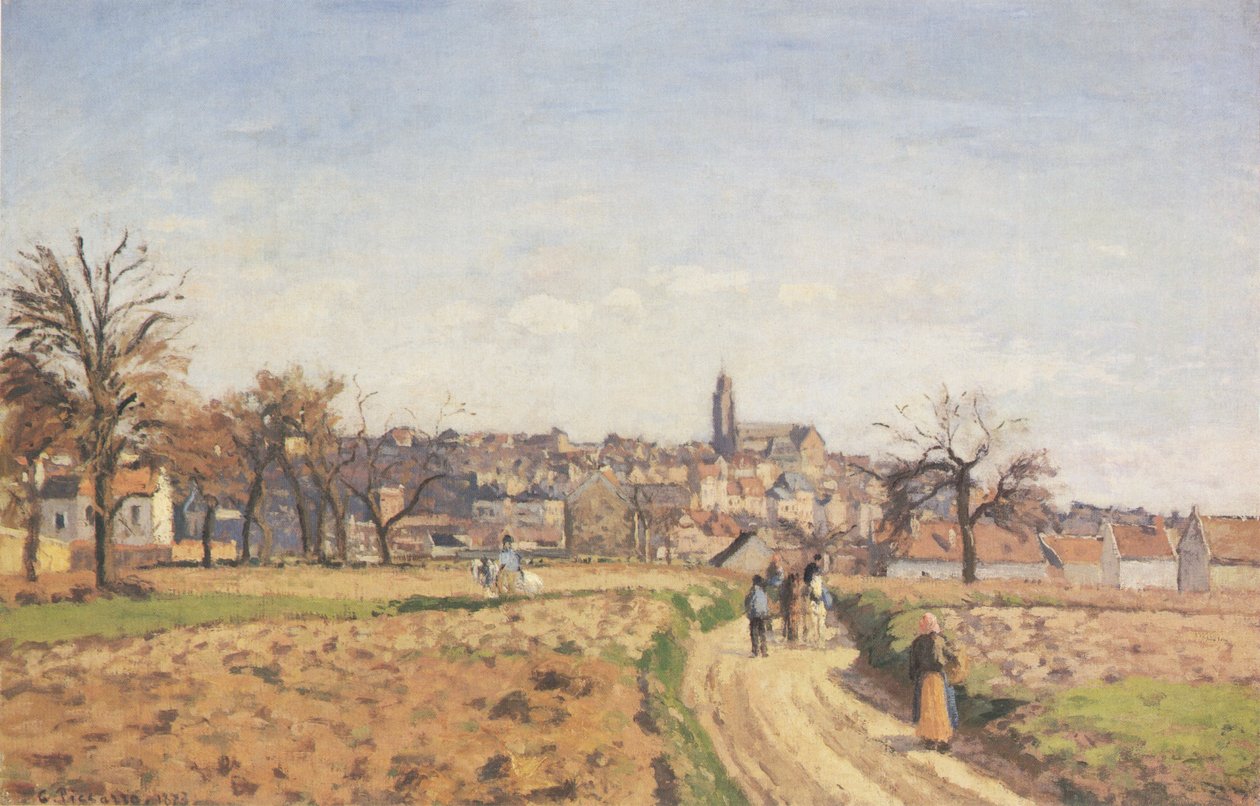 Vista, pontoise de Camille Jacob Pissarro
