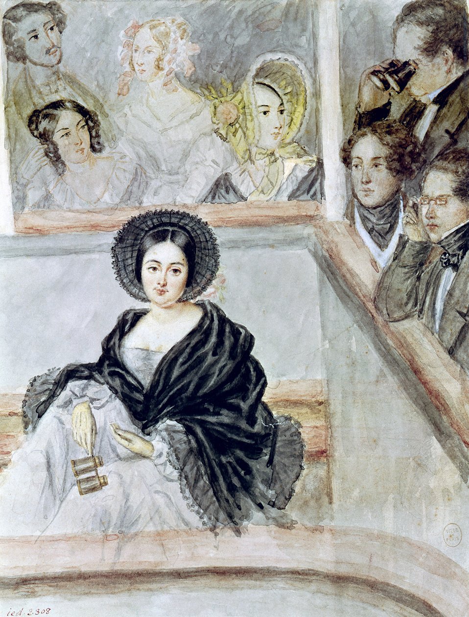 Marie Duplessis (1824-47) no teatro de Camille Joseph Etienne Roqueplan