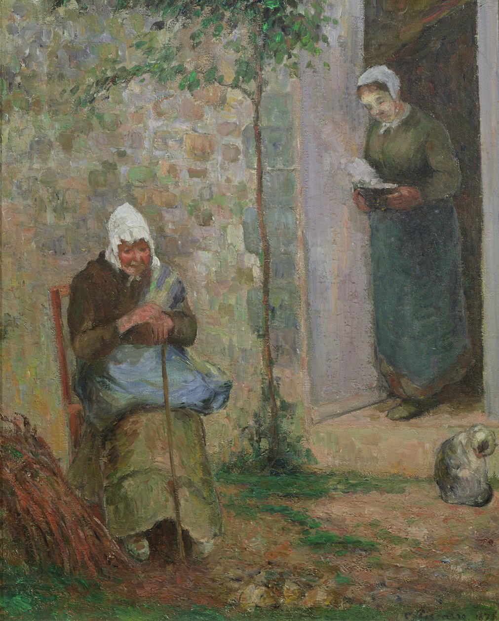 Caridade, 1876 de Camille Jacob Pissarro
