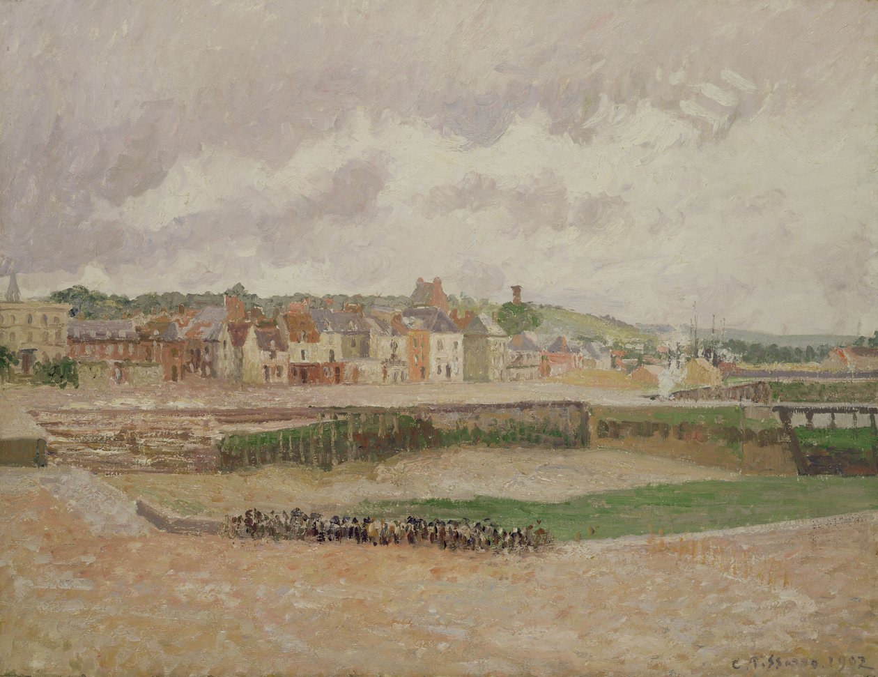 Dieppe, a bacia de Duquesne, 1902 de Camille Jacob Pissarro