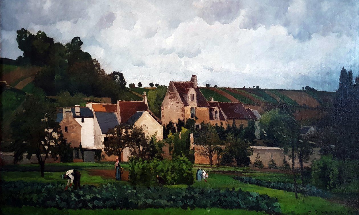 O eremitério em Pontoise de Camille Jacob Pissarro