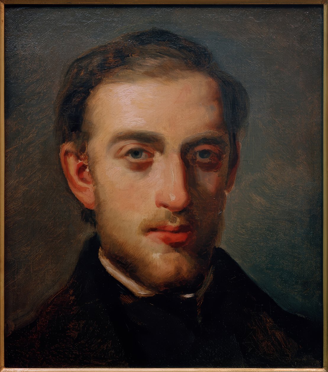 Retrato do pintor Fritz Melbye de Camille Jacob Pissarro
